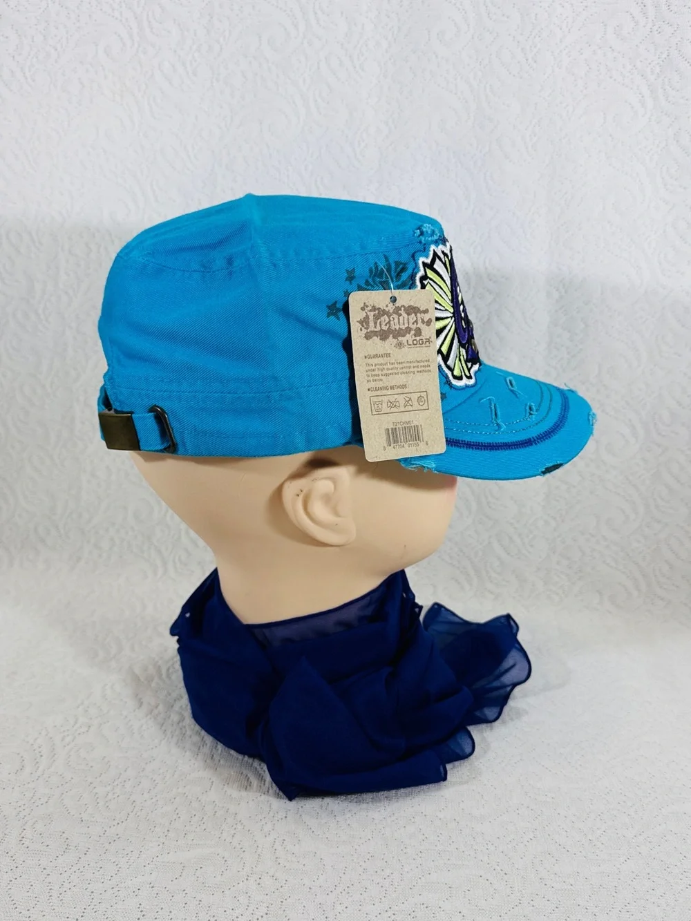New With Tag Turquoise Cheer Mom Embroidered Women Cap Hat